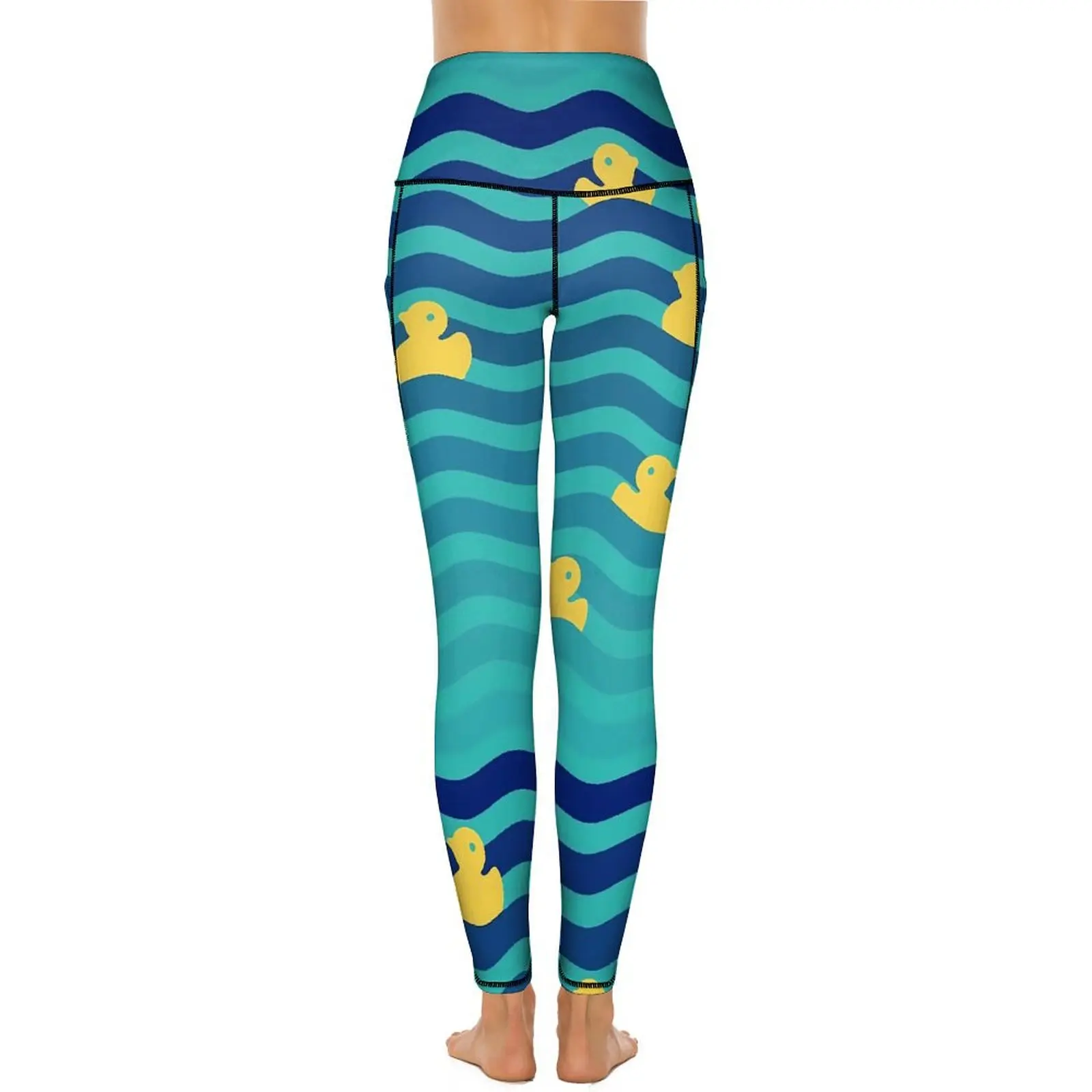 Little Yellow DLIGHTLeggings, Pantalon de yoga imprimé animal, Push Up, Doux, Extensible, Graphique, Collants de sport, Cadeau