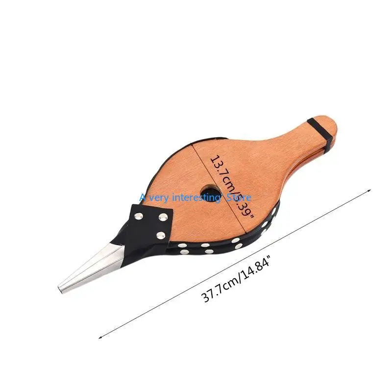 Ventilatore Manuale per a Soffietto in Legno per da Campeggio BBQ Grill U6XC