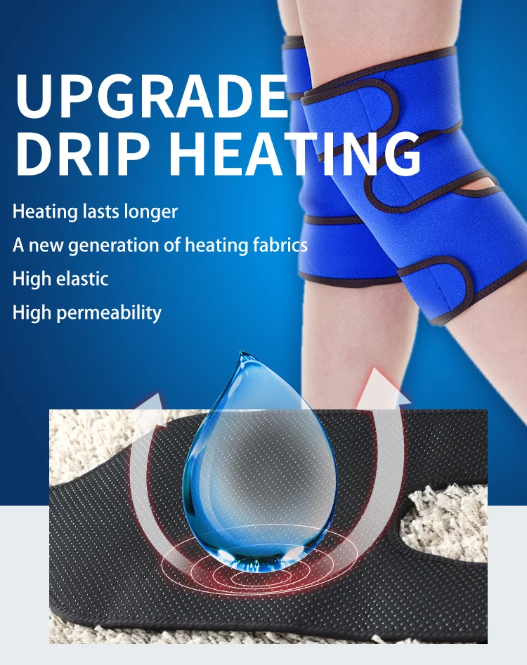 2PCS Tourmaline Knee Pads Self Heating Knee Support Kneepad Arthritis Pain Relief High Quality Knee brace
