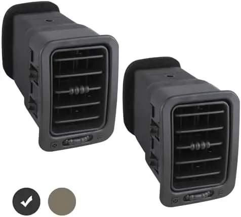 

APPERFiT Dash A/C Vent - Dark Gray for Chevy/GMC/Cadillac (1999-2007) Replaces 15169326