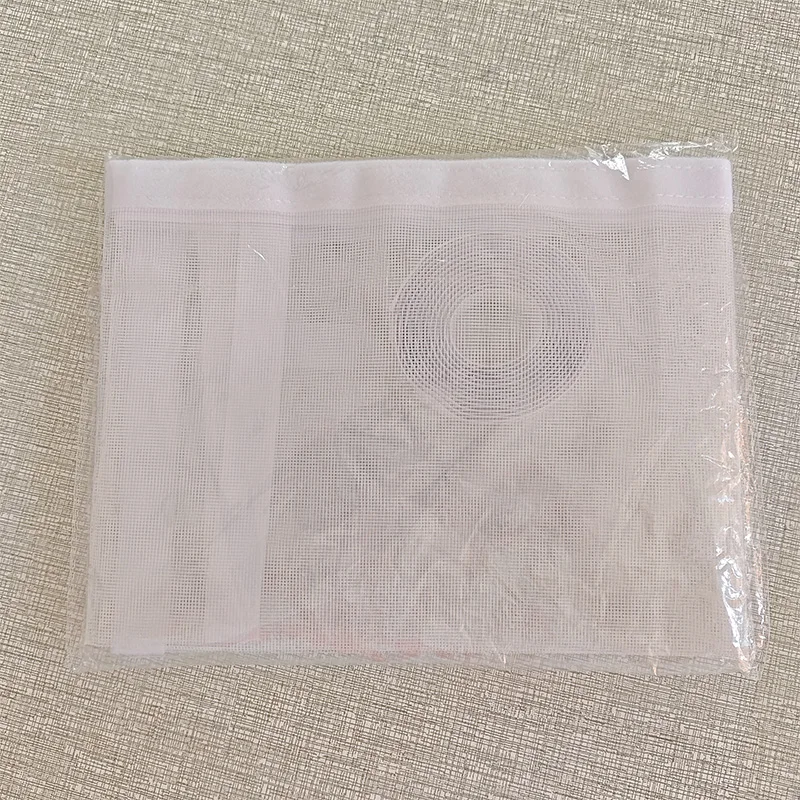 Konfigurowalne okno z białym ekranem, domowe zasłony odporne na komary i owady, samoprzylepna niewidoczna moskitiera, odłączana