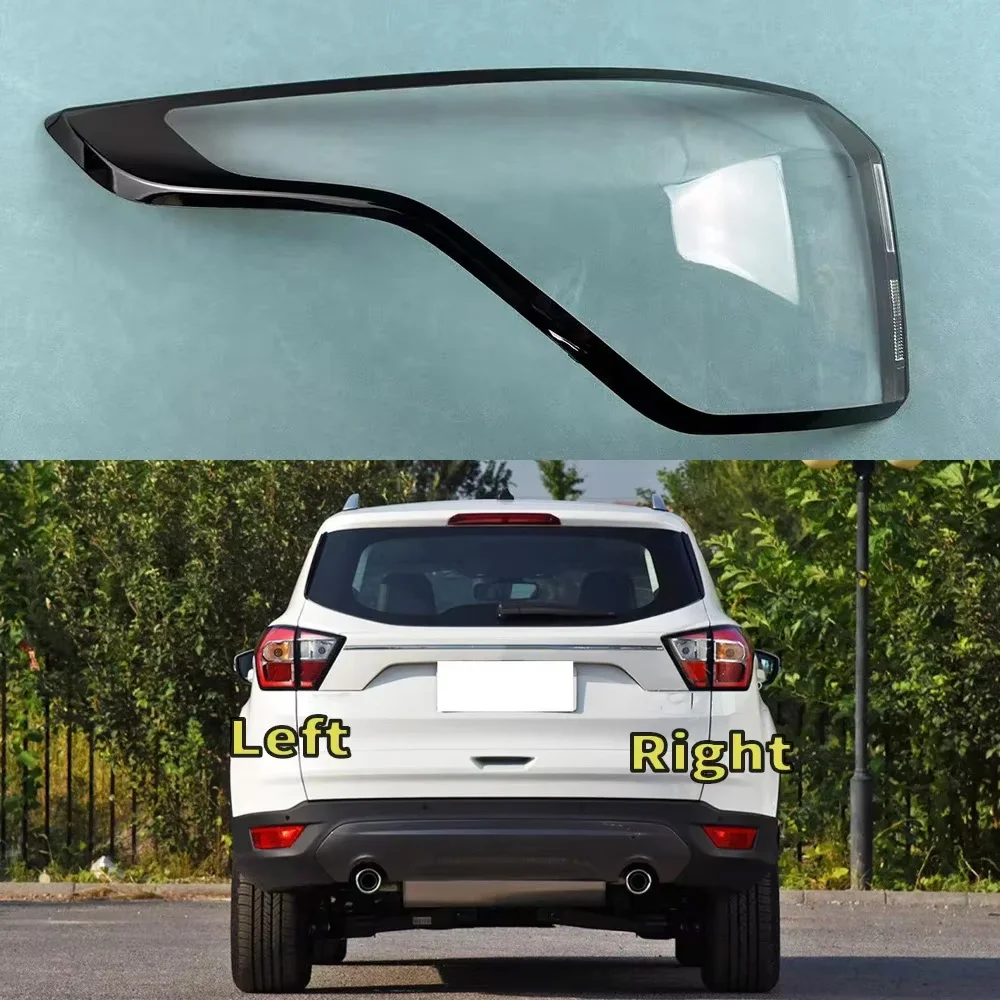 

For Ford Kuga 2017 2018 2019 (Outside)Car Rear Taillight Shell Brake Lights Shell Taillight Lens Replace Auto Rear Lamp Shell