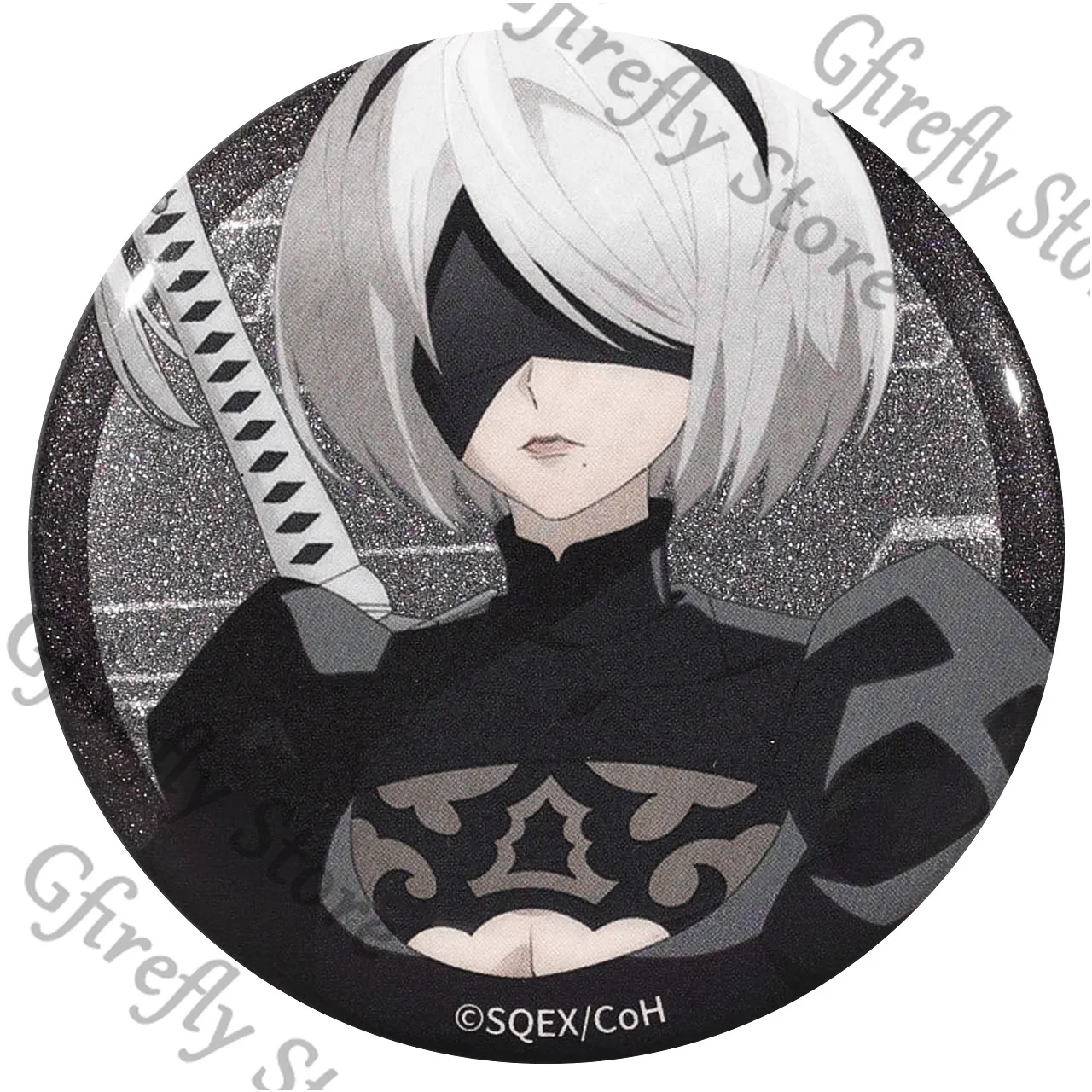 بروش NieR: شارة أوتوماتا للزملاء فيبولا إكسسوارات شعار دبوس YoRHa No.2 نوع B جمع هدية أنيمي Ambitus #5