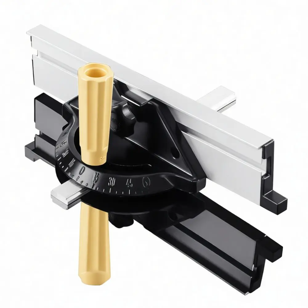 Professional Woodworking Miter Gauge Angle Positioning Tool For Table Saw Inverted Cutting Setup Accurate Measurement