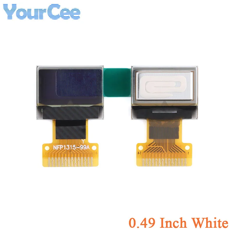 4er-Pack 0,49 Zoll OLED-Display – 64x32 Pixel, I2C, 14-Pin, Selbstleuchtend, Für DIY & Arduino (ohne Glas)