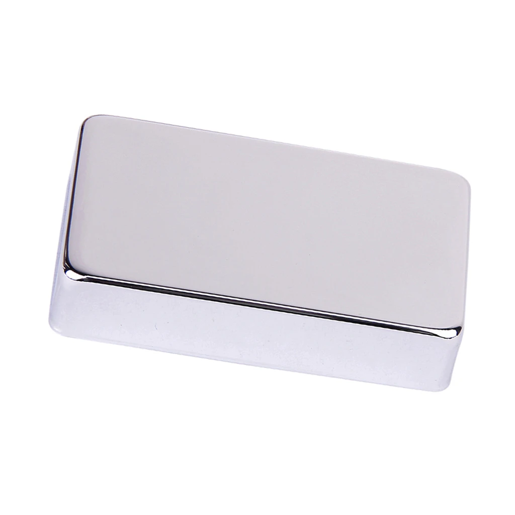 Humbucker Pickup Cover Copper Protective Chrome Guitar Pickup Case for Music Instrument Part Replacement