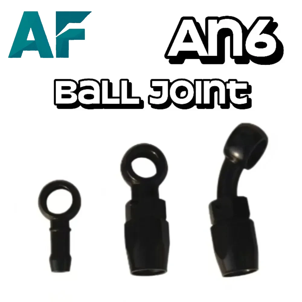 Enhanced Performance AN6 Aluminum Alloy Round Hole Car Fuel Pump Connector with Turbine Fuel Pump Supply Screw - Engine Part