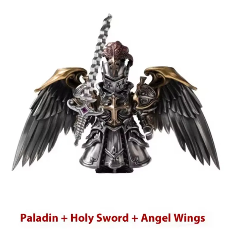 Black Knight Paladin Adjudicator Crusaders Magnetic Detachable Metal Figurine Desktop Decoration Copper Handle Figurine Cultural image 3