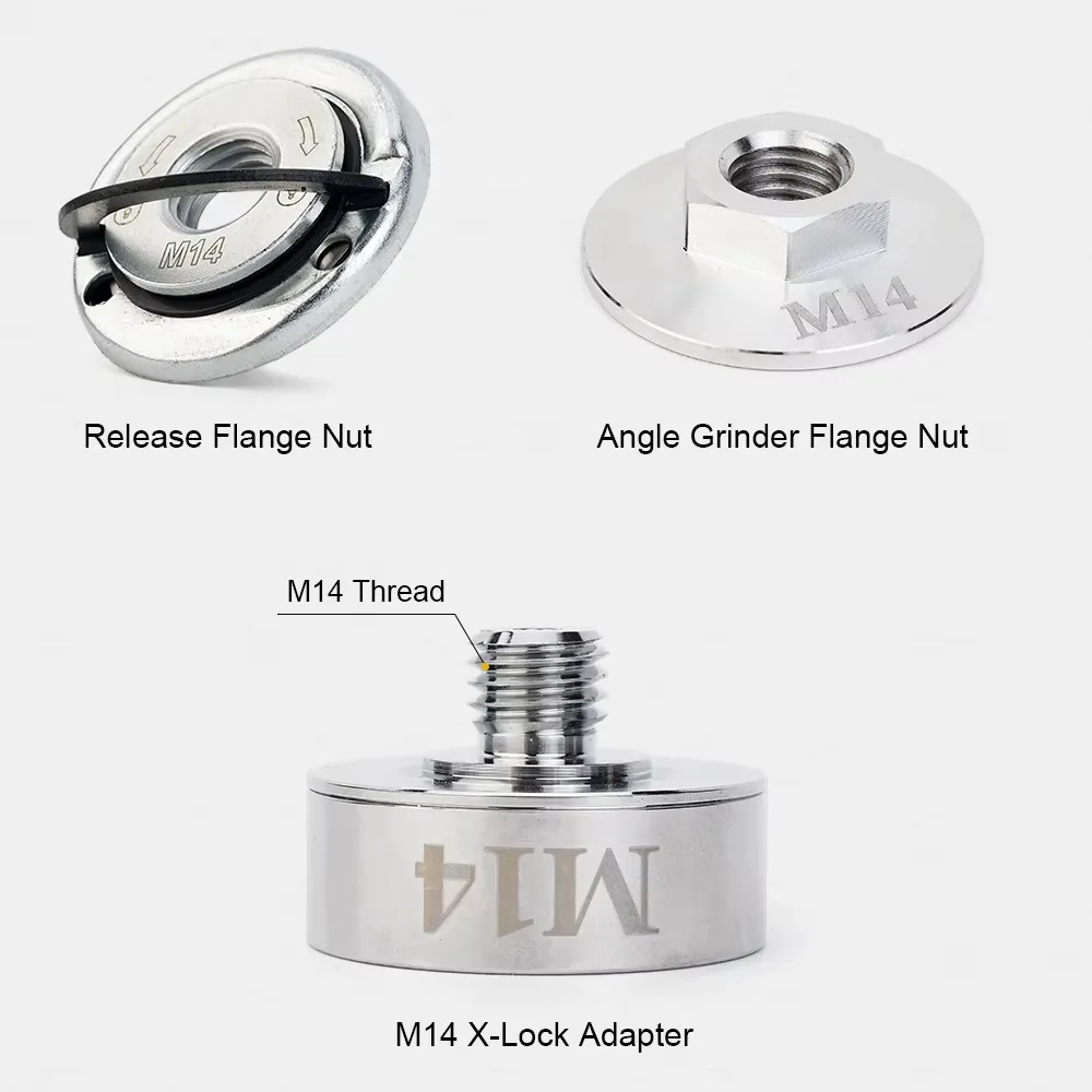 Upgrade des X-Lock-Adapters auf M14-Gewinde für Winkelschleifer, Schneidmesser, Diamant-Kernbohrer-Adapter – Detail 2
