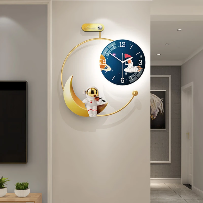 Luxury Silent Wall Clock Mechanism Modern Design Large Luminous Wall Clock Hands Clockwork Reloj Pared Decoration Living Room