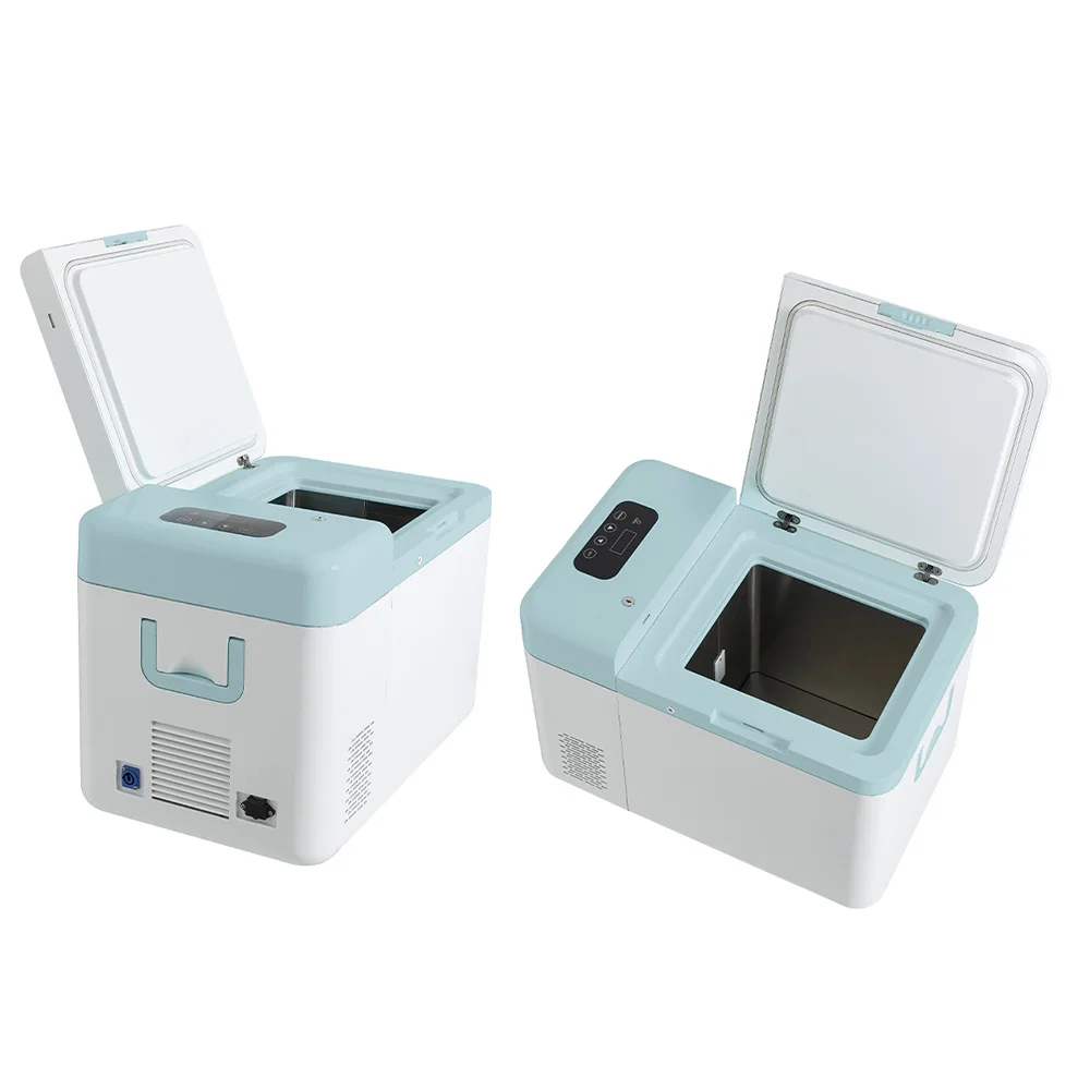 25L 60C 80C Portable ULT Lab Freezer with Direct Cooling for Seafood Meat Beef Storage
