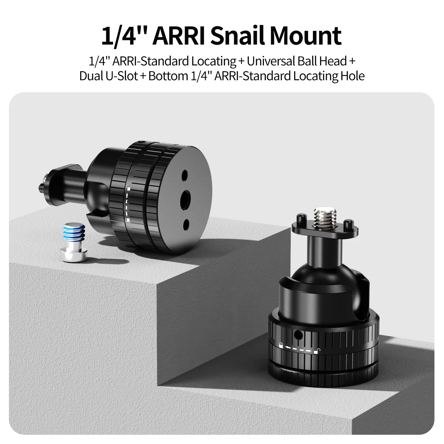 Mini-Kugelkopf, verstellbar, 1/4 Vakuumsaugnapfhalterung, 22 mm, 4 kg Tragkraft, für GoPro, Insta360, DJI 360II Action-Kamera, Glashalterung fürs Auto – Detail 12