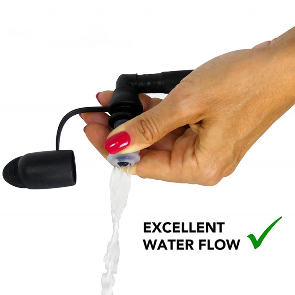 3pc Vervanging Siliconen Hydratatiezakken Bijtkleppen Met Cover Waterzak Mond Zuig Voor Fietsen Camping Sport Blaaszak