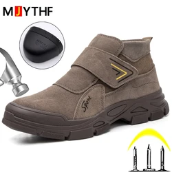 Indestructible Shoes Anti Scalding Welder Shoes Anti Smashing Work Shoes  Anti Puncture Safety Shoes Non-slip Protective Shoes