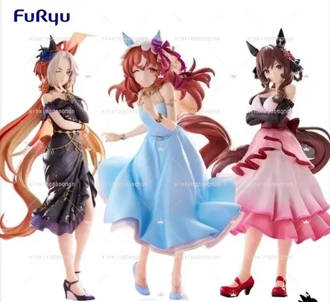 Pre-sale Original FuRyu Uma Musume Pretty Derby Trio-Try-iT Figure Orfevre/Gentildonna/Still in Love Toys Model
