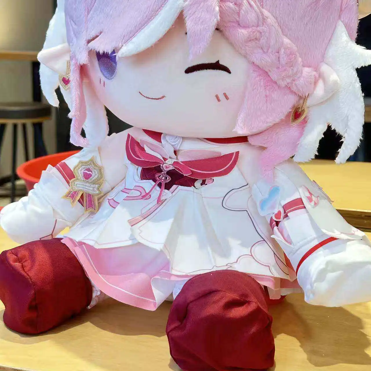 

Anime Honkai Impact 3 Elysia 40cm Cartoon Figure Idol Dress up Stuffed Game Cosplay Birthday Gift Figures Kawaii Game