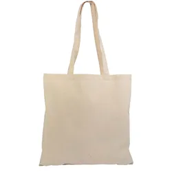 Package 1 Pieces Natural Cotton Shopper Bags Cm 38x42 1 * Shopper Bags Advertising Shopping Bag Portable Blank Cotton Bag