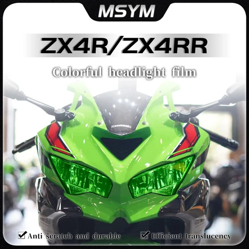 Para Kawasaki ZX4R ZX 4RR ZX-4R ZX-4RR zx4r zx4rr película de instrumento película de faro accesorios adhesivos protectores transparentes