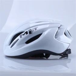 MET Brand MTB Road Cycling Helmet Outdoor Sports Men Ultralight Aero Safely Cap Bicycle Mountain Bike casco x bici da corsa