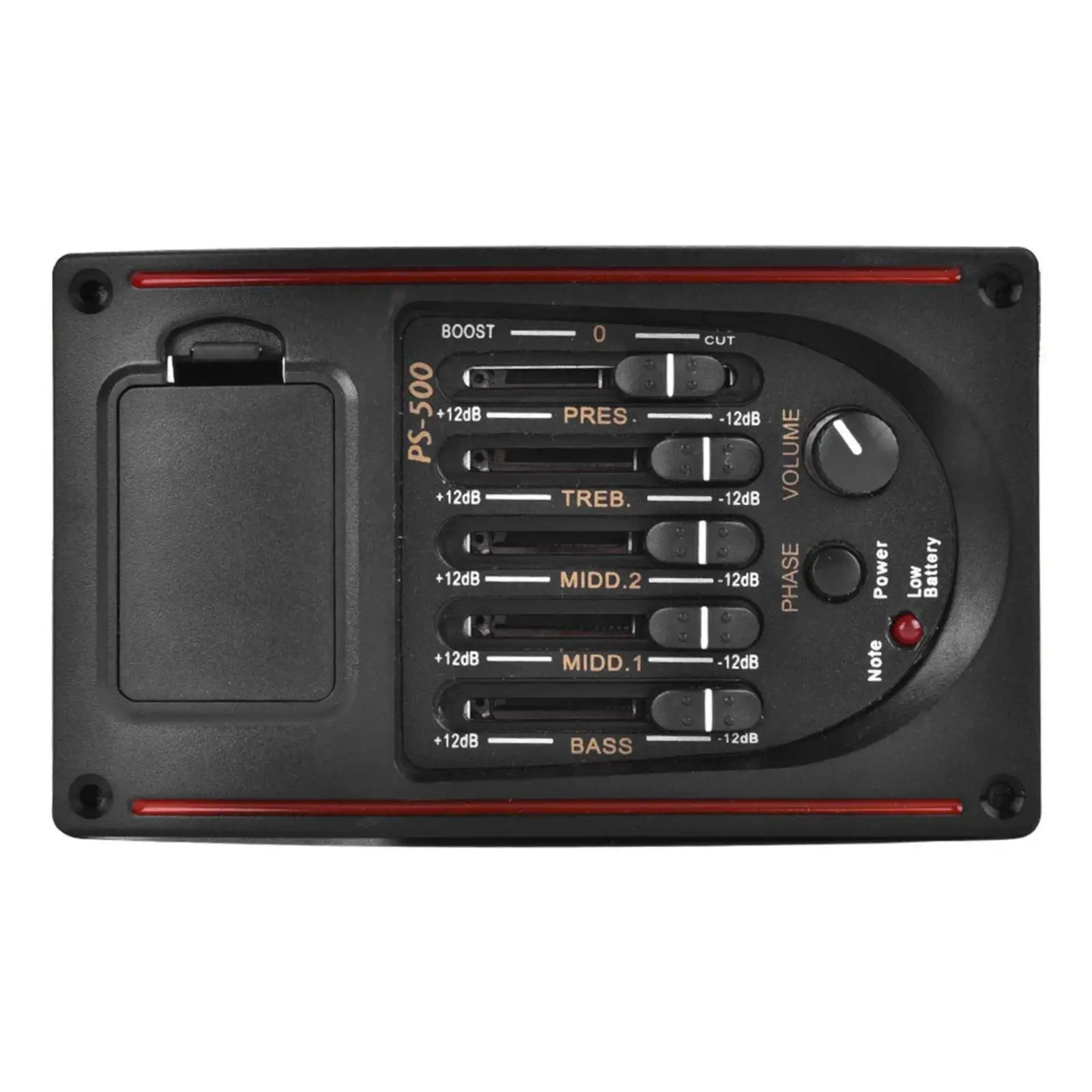 Acoustic Equalizer Precision Audio Processing Onboard Pickup Kit for All Left-handed Acoustic Guitars Accessories