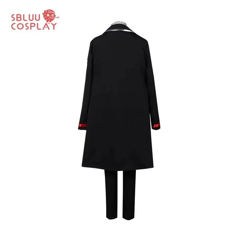 

aaa12 3SBluuCosplay Faust Costume Limbus Company Cosplay Black Long Coat Uniform Suit Men Women Halloween Party Carnival