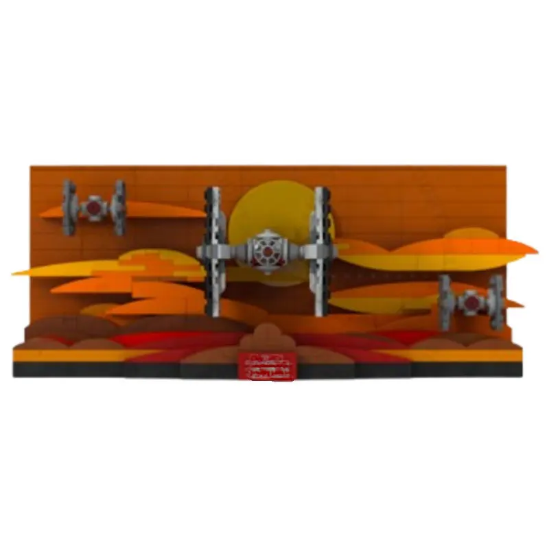 Spot MOC-139160 453 pz FAI DA TE piccole particelle assemblaggio blocchi di costruzione giocattolo educativo modello regalo set ornamenti