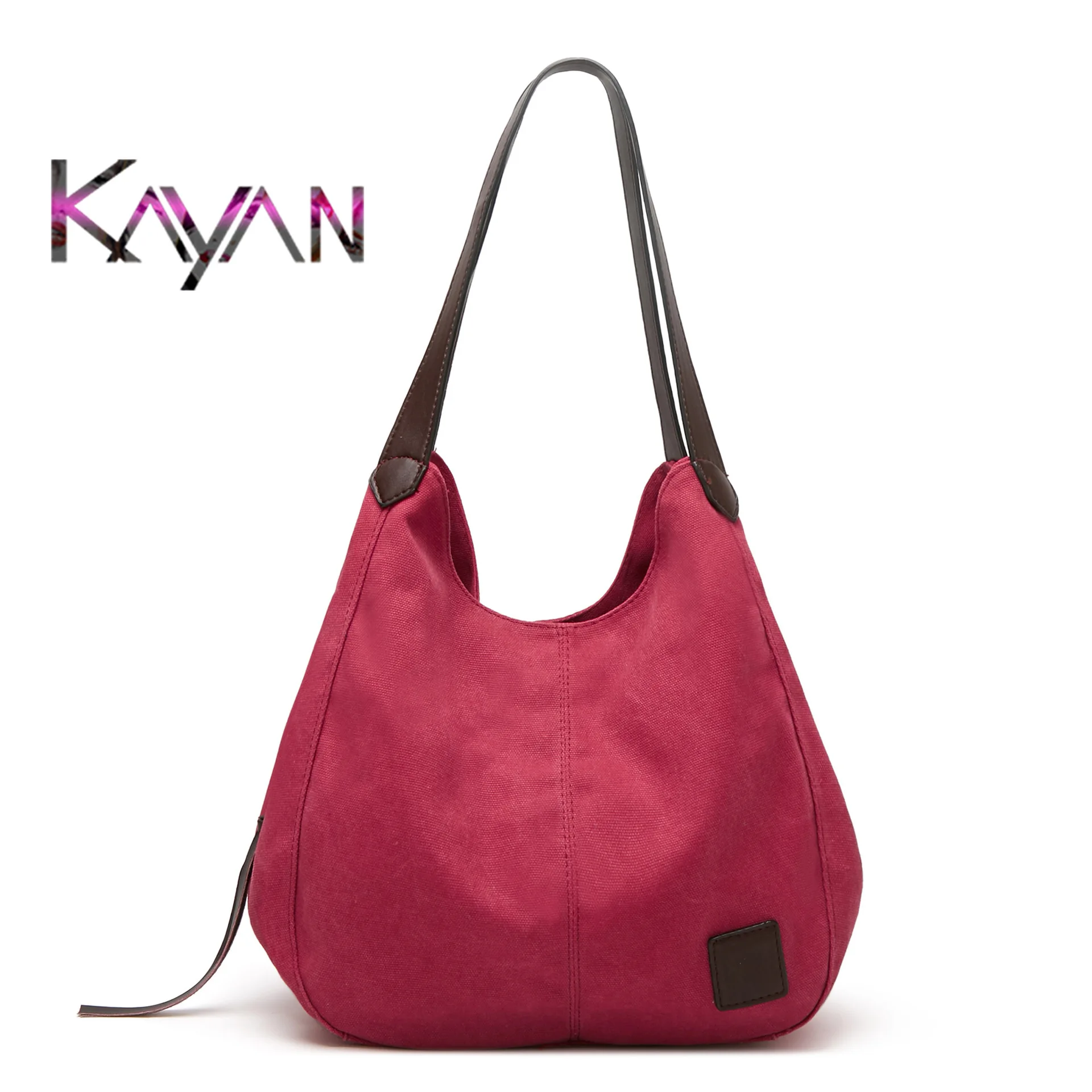 Fashion Trend Functional Simple Women Handbag Large Capacity Canvas Tote Shopping Bag For Ladies Female