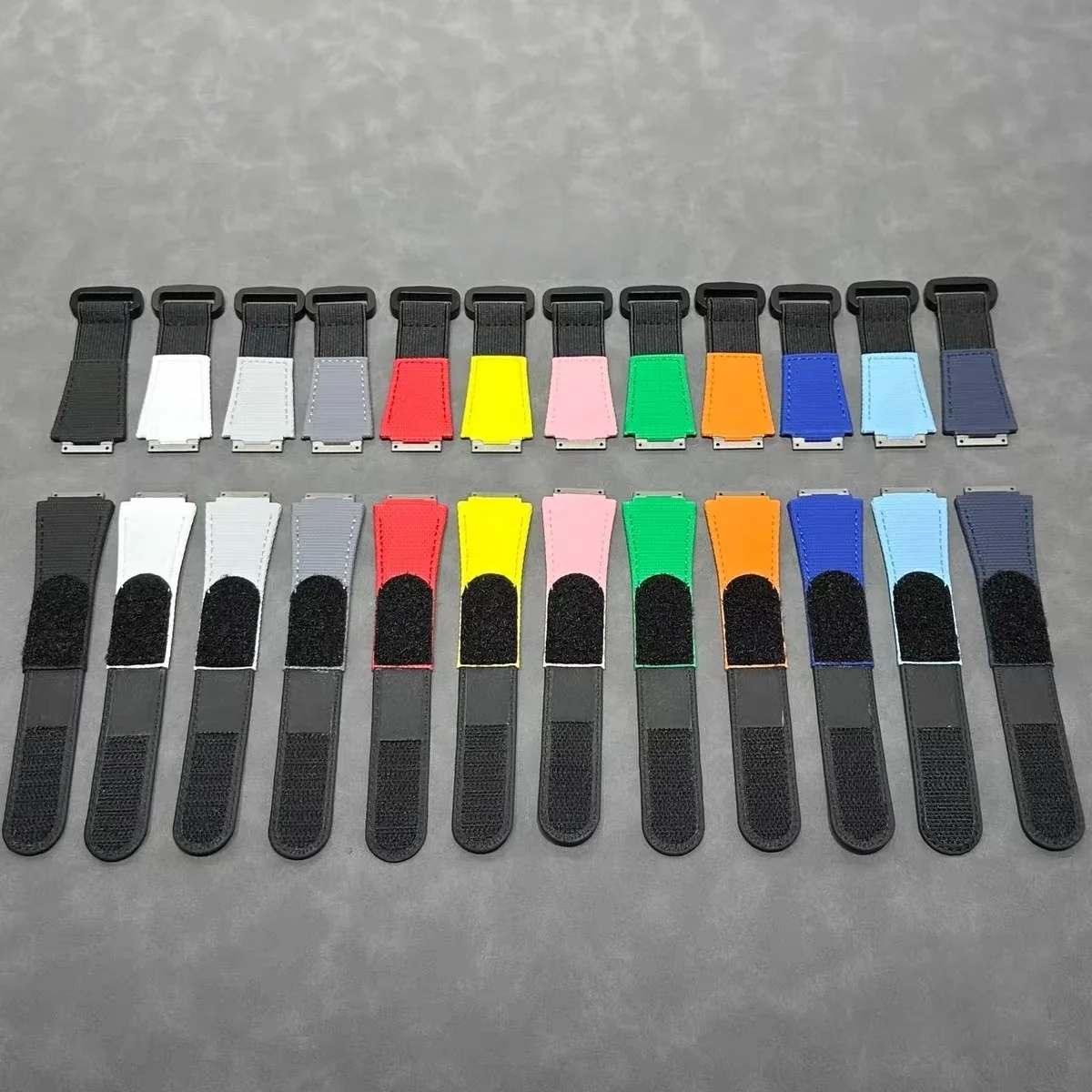 FOR RICHARD RM011 FKM VELCRO RUBBER WATCH STRAPS