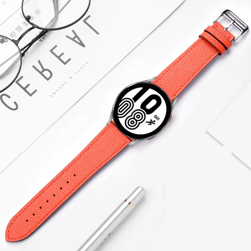 Leather Watch straps For Amazfit GTS 4/3/2/2e/GTS2 Mini/GTR 4/3 pro/GTR2/2e 20mm/22mm wristband Sport Bracelet stratos 2/3 band