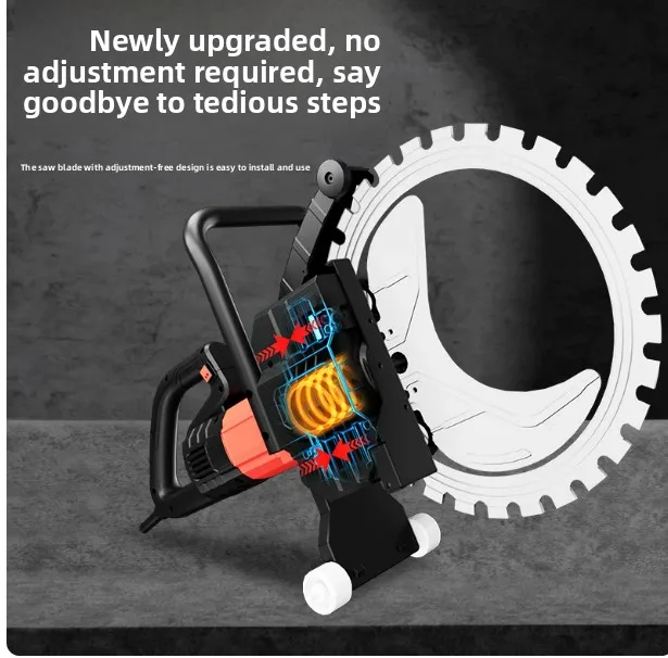 High Frequency Brushless Ring Saw Concrete Wall Cutting Machine for Rebar Brick 220V