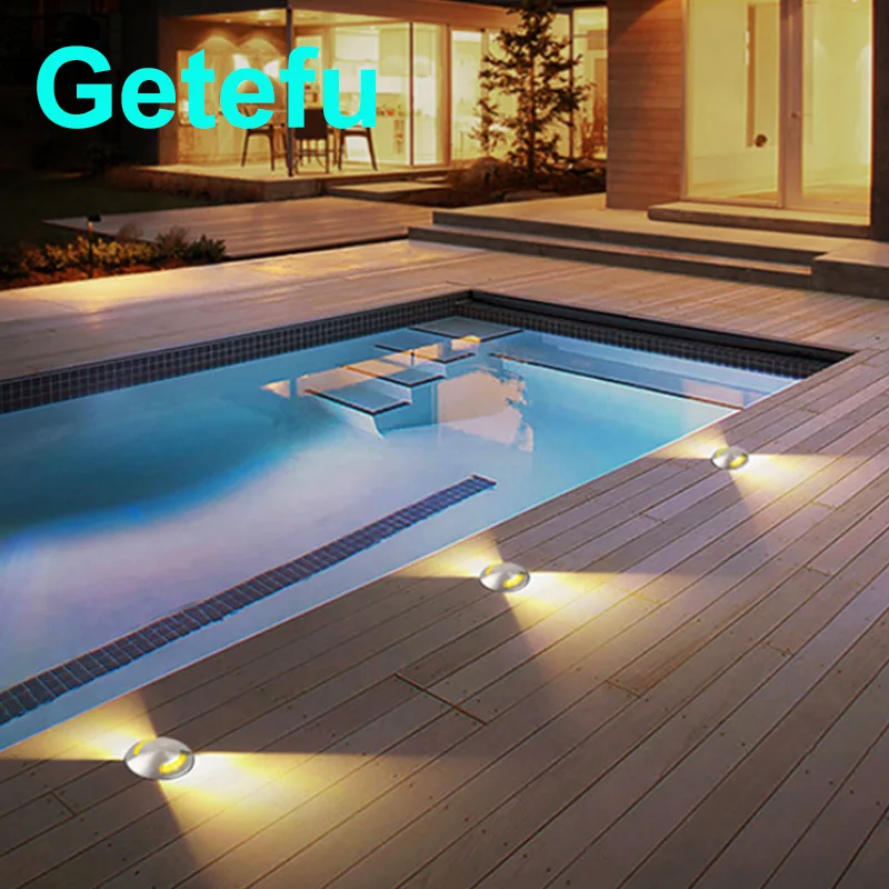 Außen beleuchtung 12w 6w 3w Gartenhof Stufen treppe Boden deck LED Einbau leuchten LED unterirdische Scheinwerfer ac110 220v – Detail 16