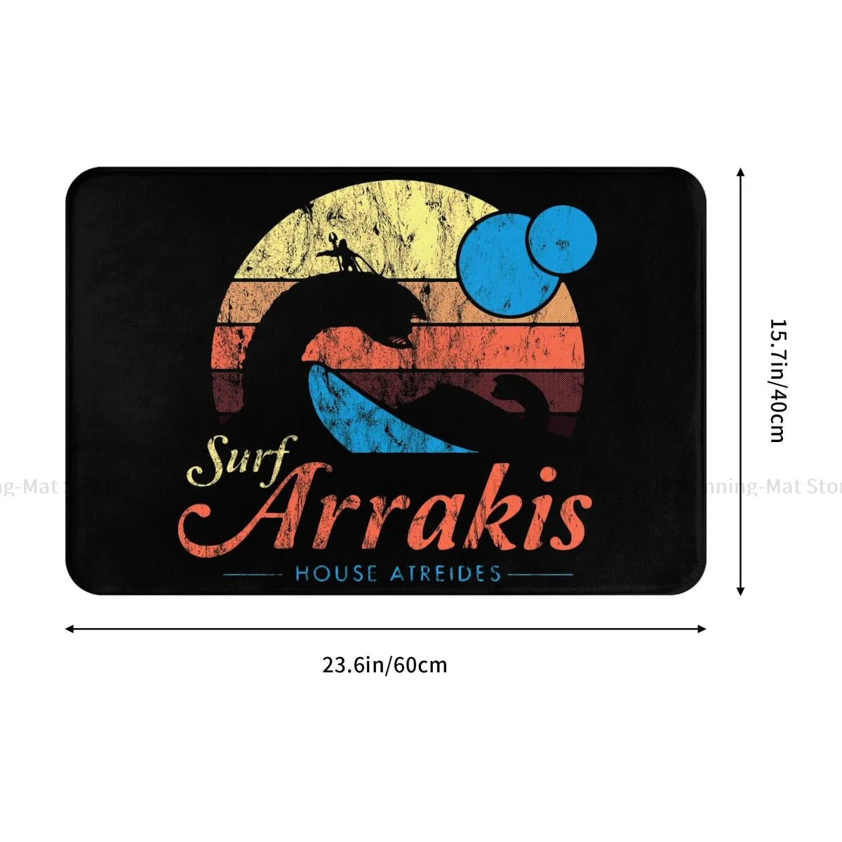 Dune Adventure Movie Non-slip Doormat Living Room Mat Surf Arrakis Floor Carpet Entrance Door Rug Home Decorative