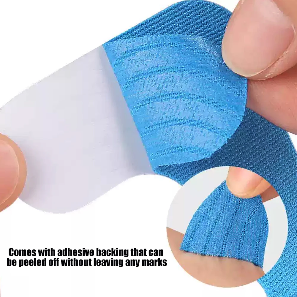 10 PCS Precut Thumb Support เทป,Self กาว Toe Kinesiology แพทช์ผ้าพันแผลนิ้วมืออุปกรณ์สําหรับกีฬา,สายรัดยืดหยุ่น