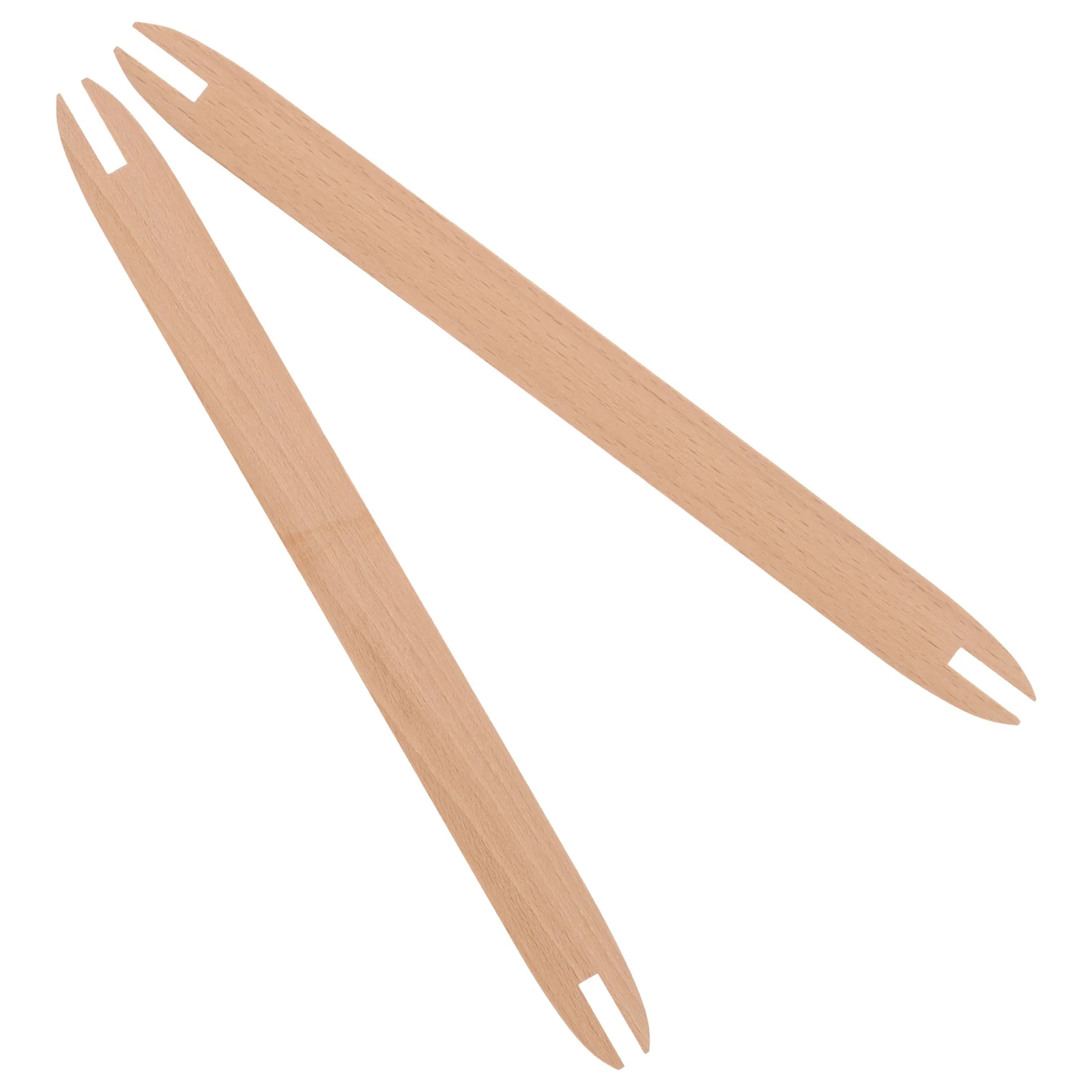 

2Pcs Wooden Shuttles Weaving Knitting Tools for DIY Projects Sweaters Scarves Handicrafts Tablet Weaving Shuttle