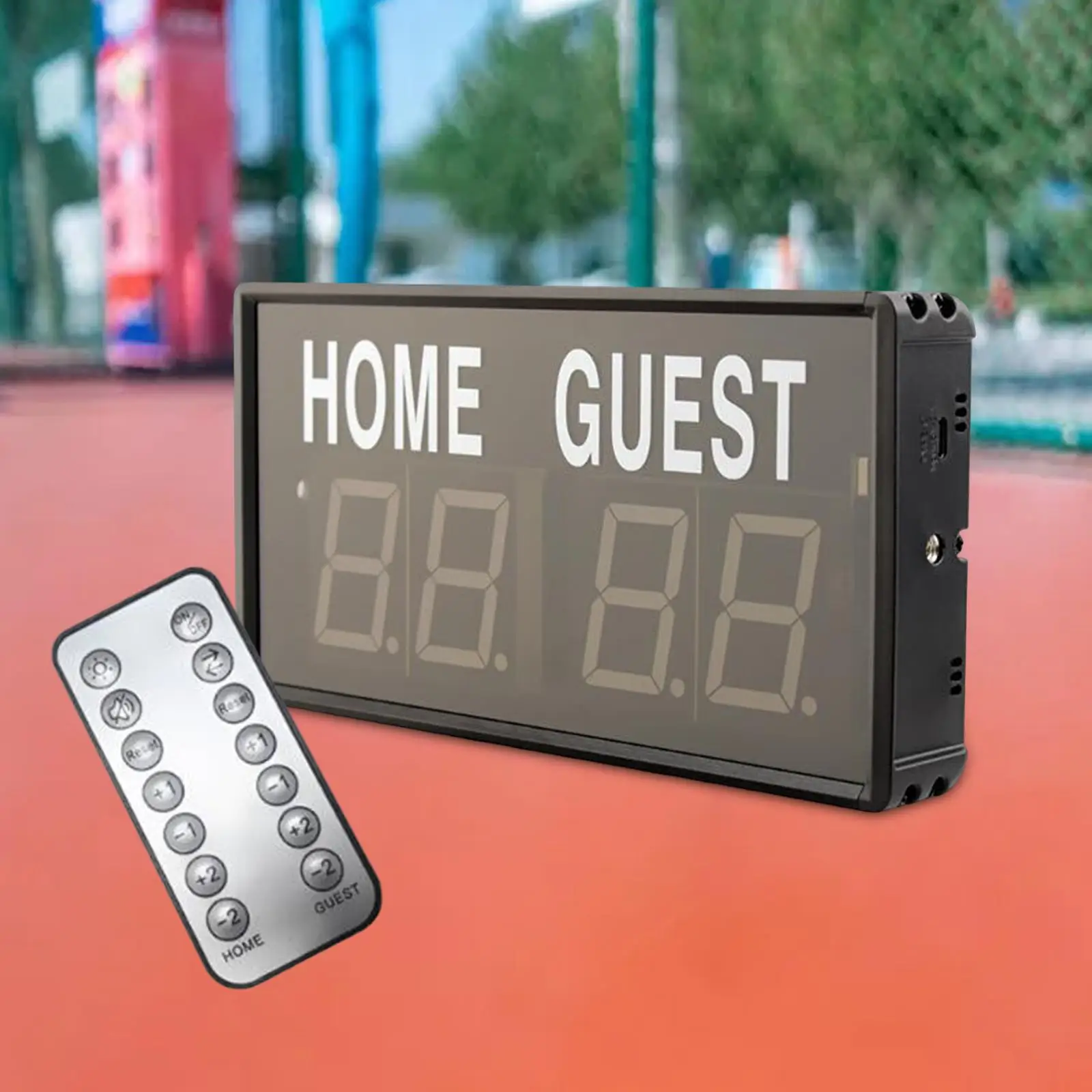 Electronic Scoreboard Digital Scoreboard LED Score Board Tabletop Score Keeper for Home Football Outdoor Basketball Volleyball - view 6