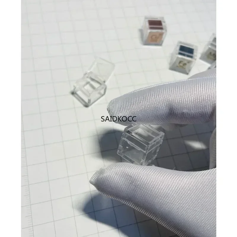 SAIDKOCC 10pcs Acrylic Box Cube Shape for Element Cube Collection Storag Element Cubes Show And Protecter