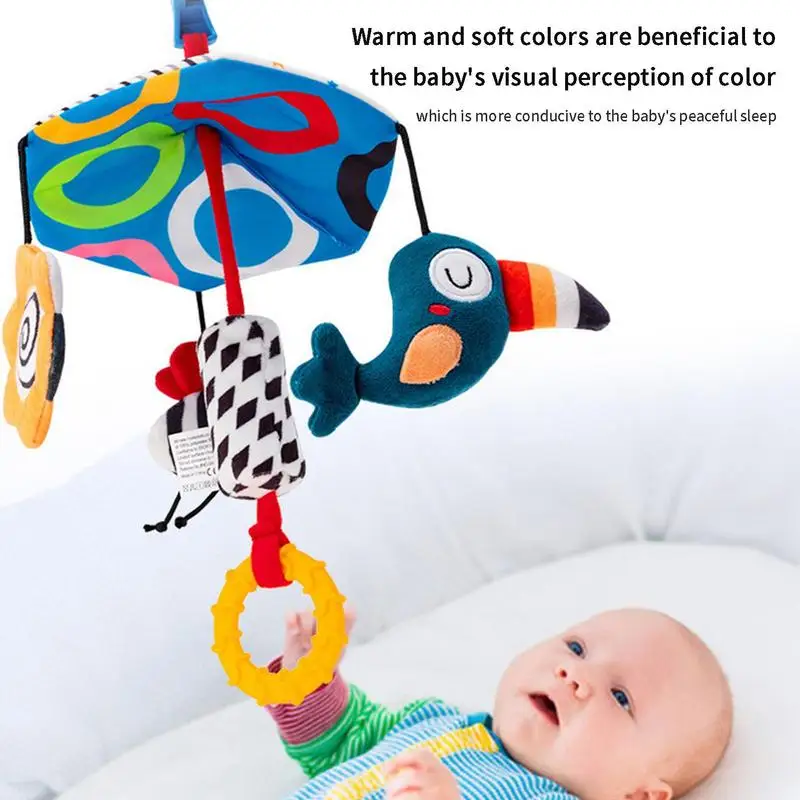 0-12 Monate Neugeborene Bett glocke Handy auf dem Bett hängen Spielzeug halter Halterung Babybett Baby Rassel Spielzeug Junge Mädchen Spielzeug Geschenke