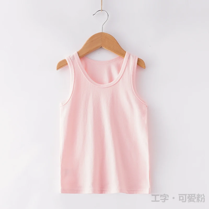 Undershirts for Girls Toddler 2 to 3 4 5 6 7 8 9 Years Summer Boys Underwear Vest Kids Camisoles Children Boy Tanks Infant Top - view 6