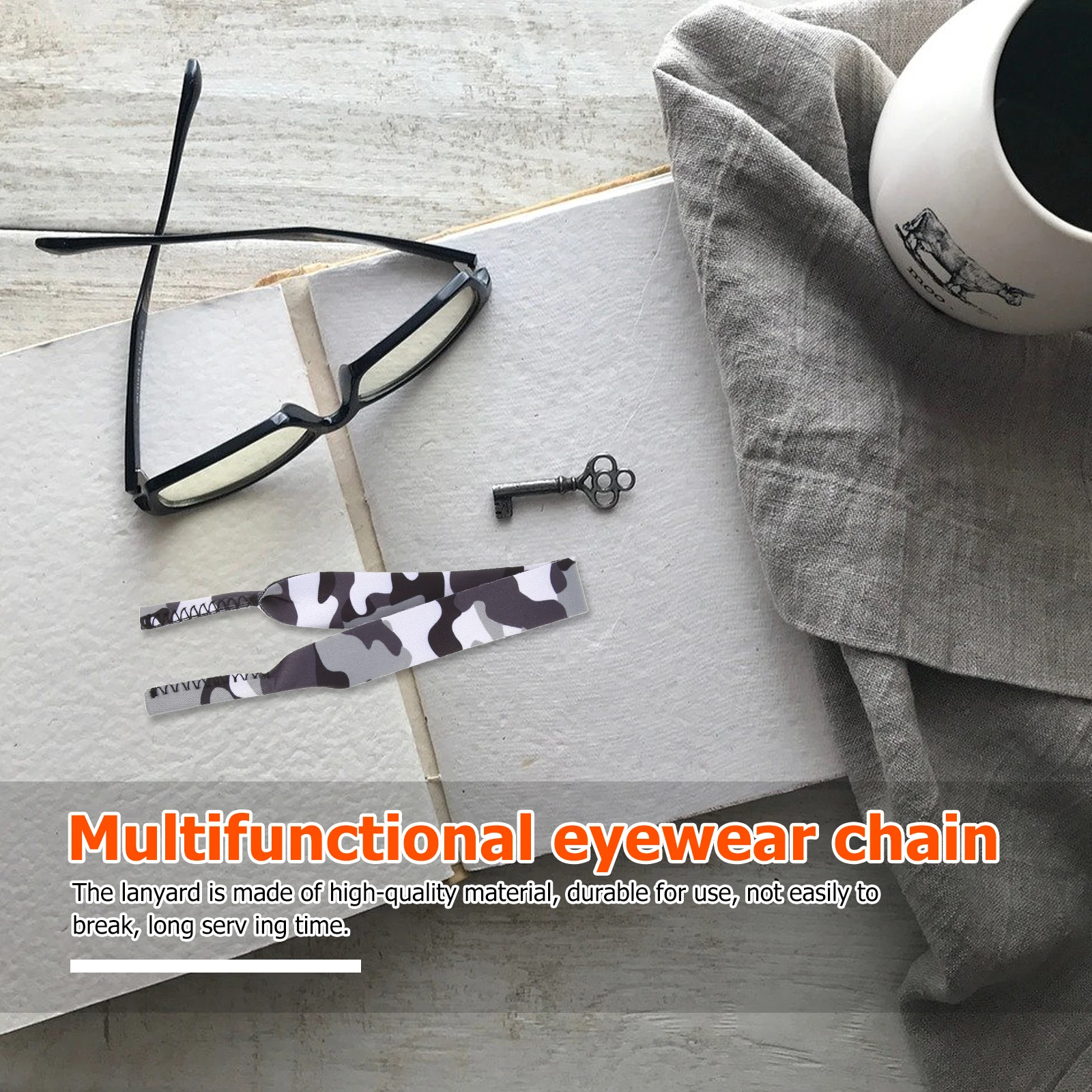 

2pcs Glasses Lanyard Adjustable Anti-Lost Ropes Sunglasses Accessories Anti-Falling Hanging Pendants For Outdoor Sports Reusable