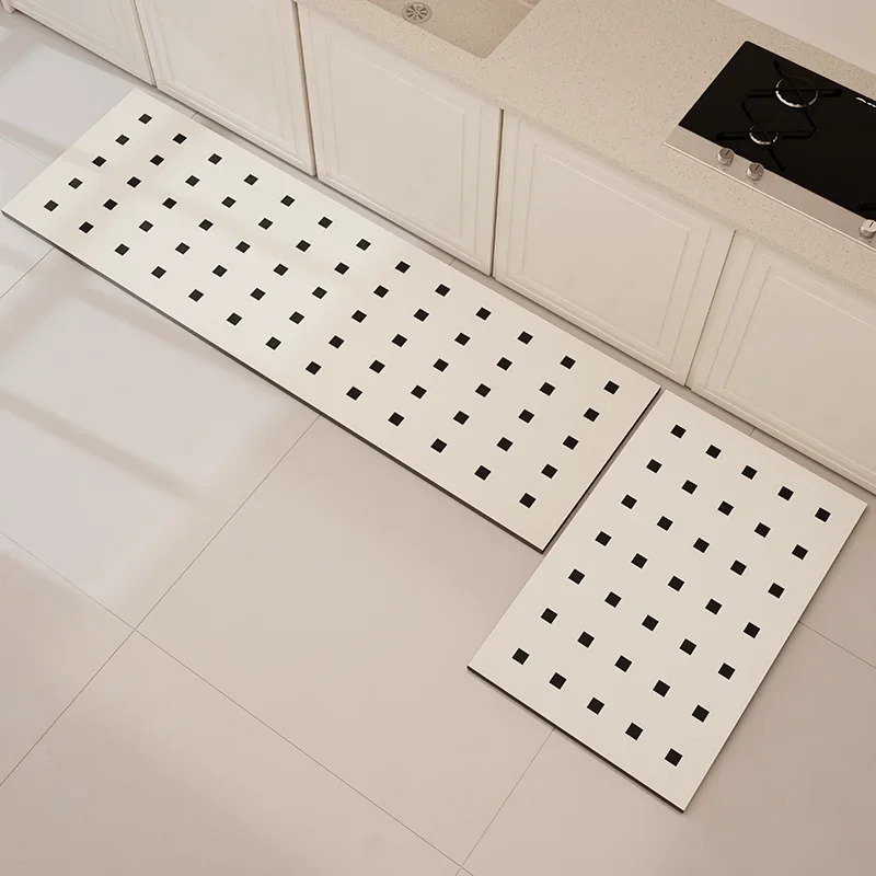 

Kitchen Floor Mat Pvc Waterproof Oil-proof Carpet Mats Long Home Decoration Leather Rug Non-slip Custom 주방 카펫 Alfombra Cocina