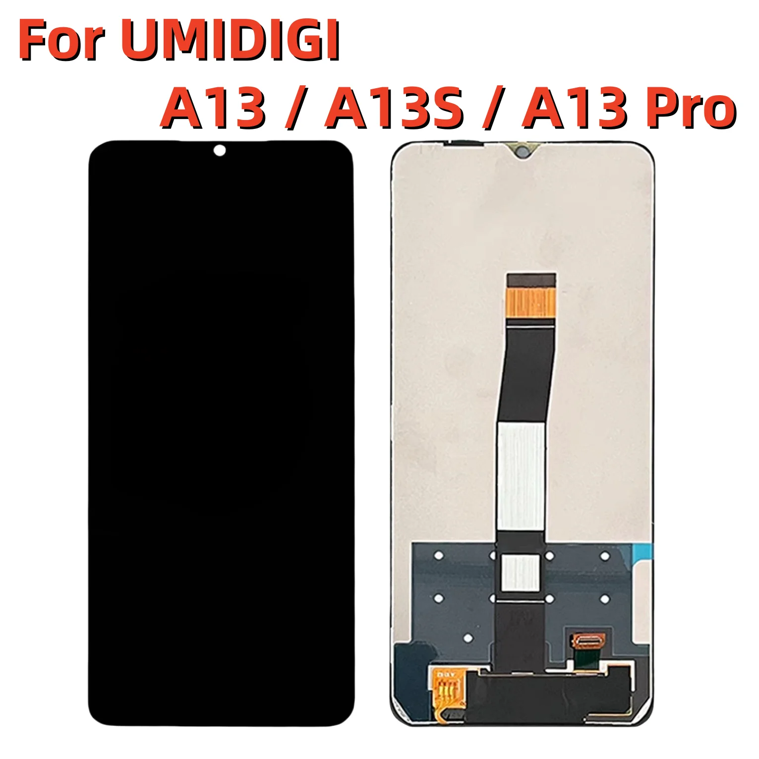 Tested For UMIDIGI A13 / A13S / A13 Pro LCD Display + Touch Screen Replacement Optional Add Back Cover Or Frame For A13 S LCD