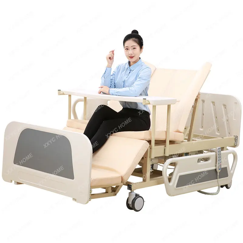 Electric Nursing Bed Household Elderly Multi-Functional Paralysis Elderly Hospital Bed Medical Bed Automatic Turn-over Medical