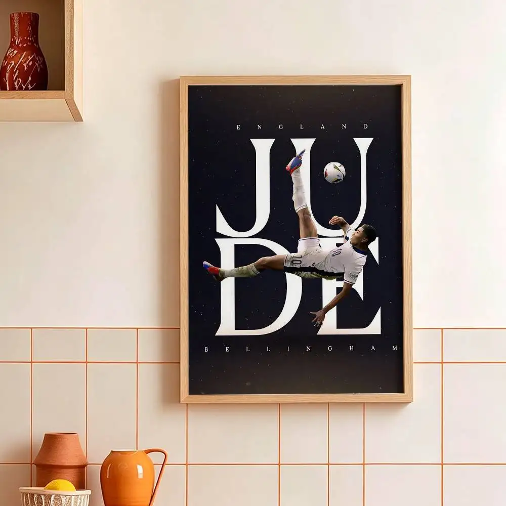 Football Star J-Jude Bellingham Custom HD Waterproof Self Adhesive Wall Art Poster