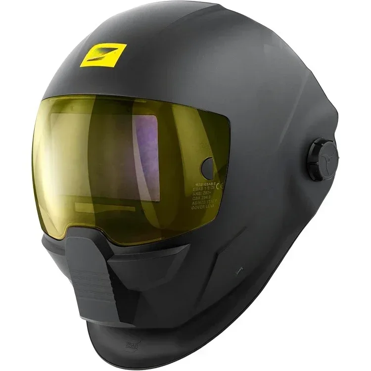 

Hot Sellers.A60 Welding Helmet, Black Low-Profile Design, High Impact Resistance Nylon, Large Viewing Area 4.65 in x 2.80 in.NEW