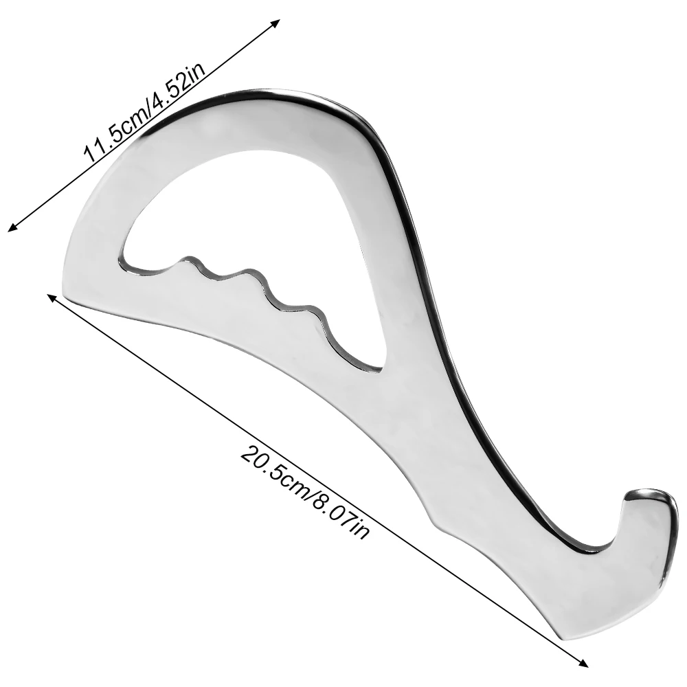 Инструменты для Массажа Гуаша из нержавеющей стали, инструмент для массажа для мобилизации мягких тканей, физиотерапия для спины, ног, рук, плеч