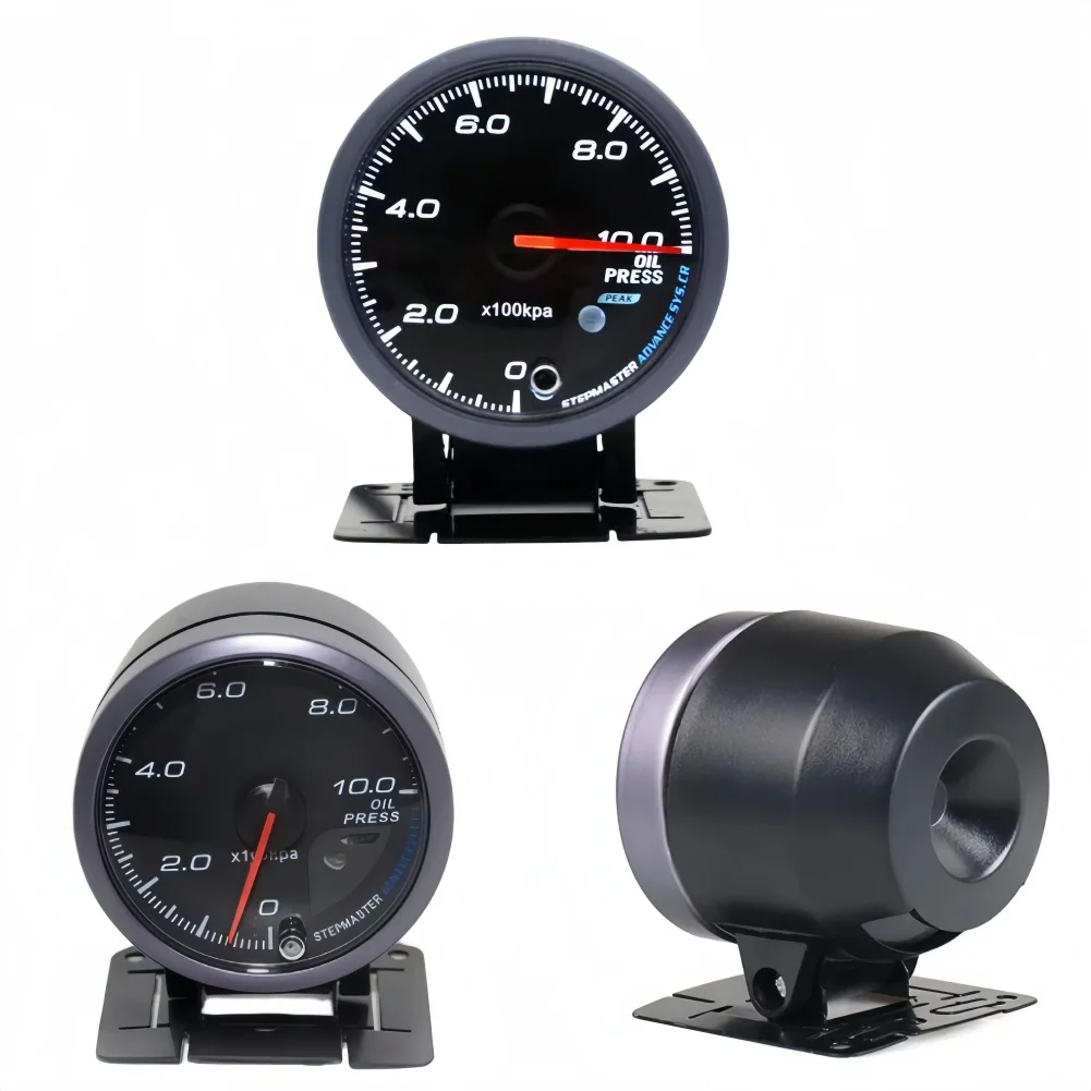 

Комплект датчиков давления масла с бело-оранжевым двухцветным LED-дисплеем 12В, для измерения температуры воды и масла, давления масла