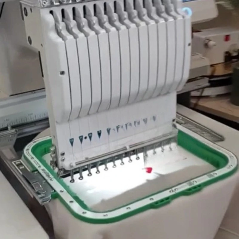 Magnetic embroidery frame flower stand for computerized embroidery machine
