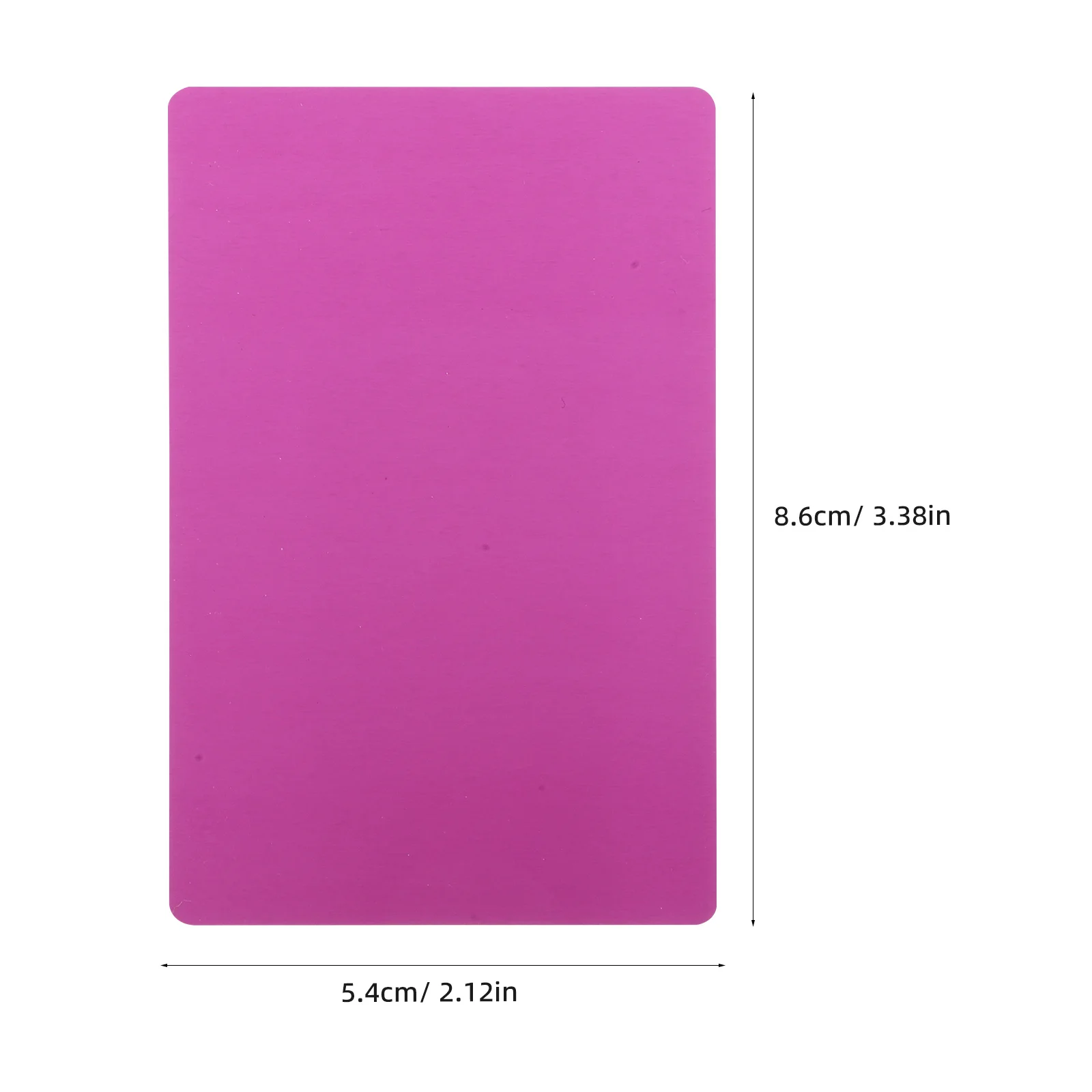 15 peças espaços em branco de cartão de visita de metal 0.5mm alumínio fino imprimível para gravura transferência de calor diy cartões de nome de sublimação em branco