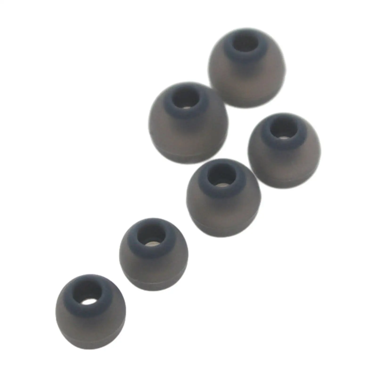 6x Earbud Caps Ear Tips Covers Silicone Clear Sound Headphones Eartips Earphones Earbuds Small Medium Large Ear Gels Eartips