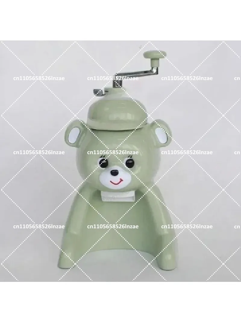 Portable Household Grinder for Snow Cone Shaved Dessert, Mini Hand Crank Breaker Machine，Manual Shaver Crusher